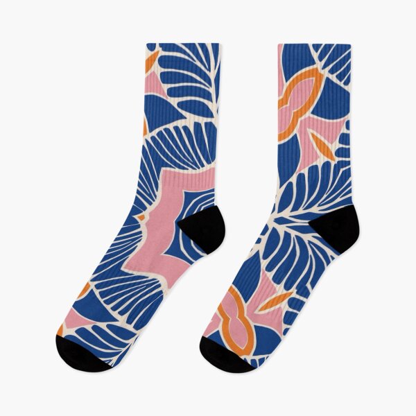 Item preview, Indigo and Pink Pattern - Zoomed-in designed and sold by Ellie&CharChar&Evy.