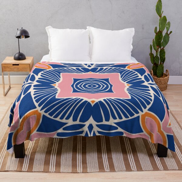 Item preview, Indigo and Pink Pattern - Zoomed-in designed and sold by Ellie&CharChar&Evy.