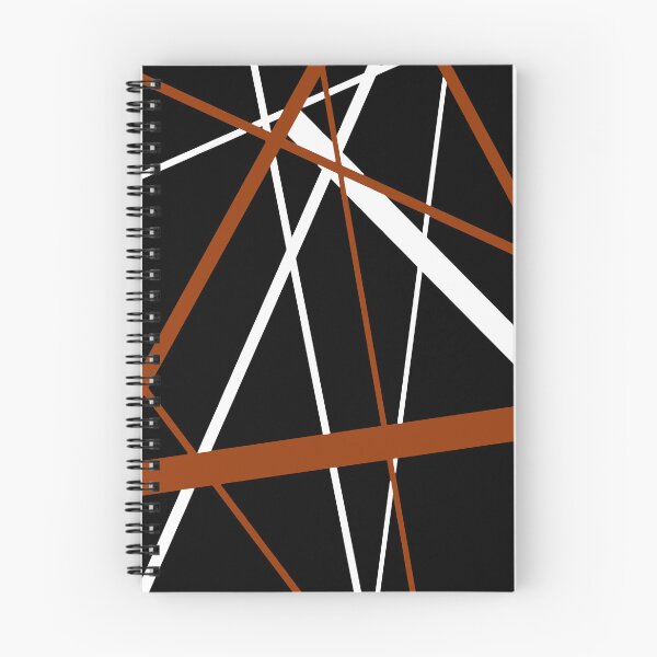 Item preview, Bold Burnt-Orange Diagonal Lines White Accents designed and sold by taiche.