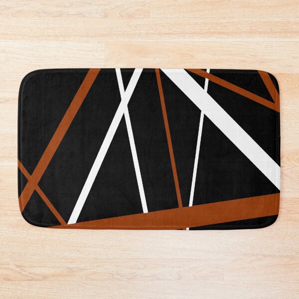 Item preview, Bold Burnt-Orange Diagonal Lines White Accents designed and sold by taiche.