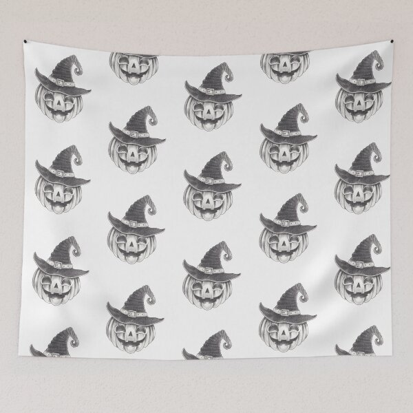 Item preview, Pumpkin witch skull halloween design. designed and sold by Jiwsurreal.