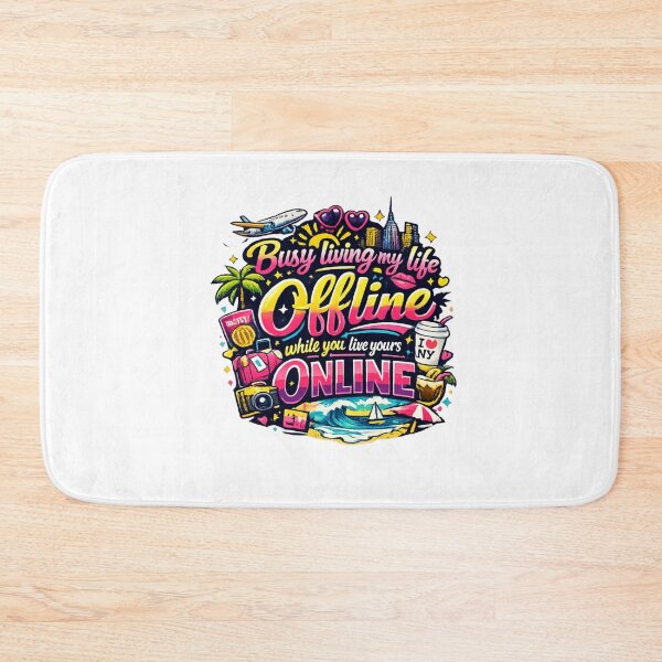 Item preview, Living my life offline, while you live yours online designed and sold by Feeling & thoughts.
