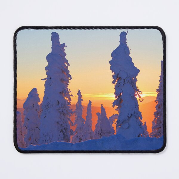Item preview, Sunset, Winter, Snow, Black Spruce, Alaska designed and sold by AlaskaExtreme.