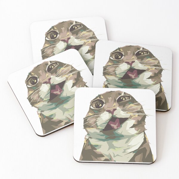 Item preview, Freaky Ahh Cat | Funny Weird Cat Meme | Silly Animal Illustration designed and sold by GeekMix.