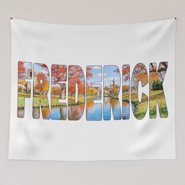 Item preview, FREDERICK - Maryland USA Carroll Creek Park during Beautiful Fall Day designed and sold by Adam Gormley.