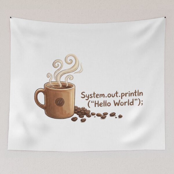 Item preview, Hello World! - Java designed and sold by Ctrl+Alt+Store.