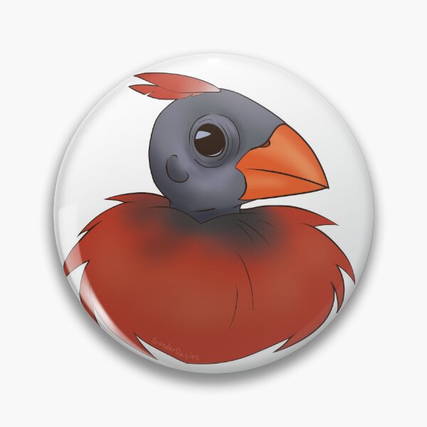 Item preview, Cardinal Catastrophic Molt  designed and sold by Sonderdaisies.