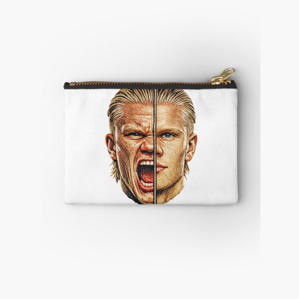 Item preview, Erling Haaland Embroidery Style Fan Art | Split Face Digital Design designed and sold by Gurjeetpixelart.