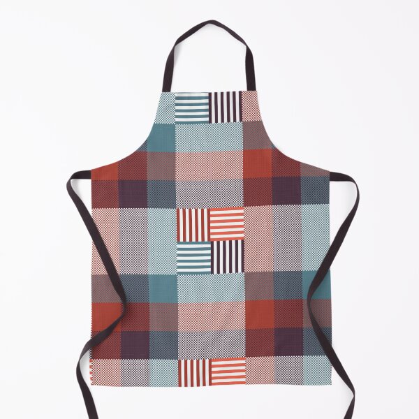 Item preview, Modern striped square plaid pattern designed and sold by PowerAntShop.