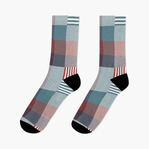 Item preview, Modern striped square plaid pattern designed and sold by PowerAntShop.