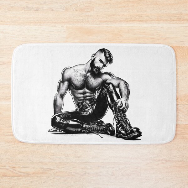 Item preview, Gay Leather Berlin Leder Bar German Pride Graphic Design designed and sold by ItsAKinkThing.