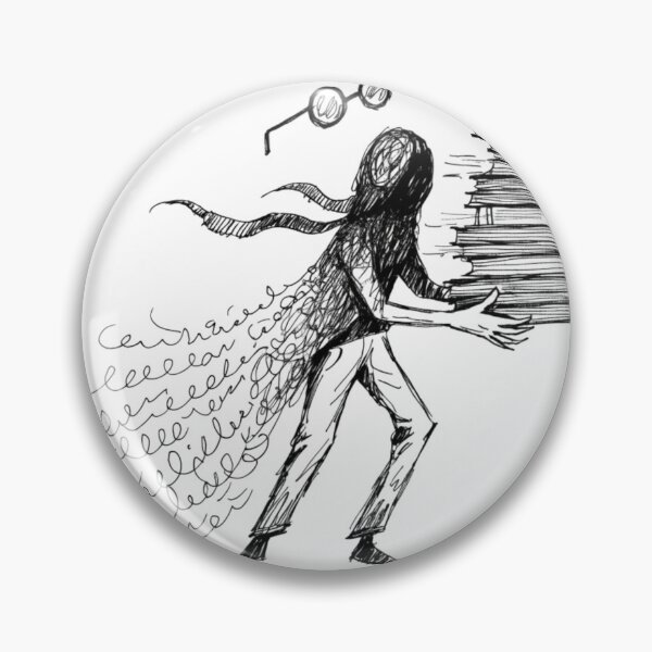 Item preview, Surreal illustration of person carrying stack of books designed and sold by Creative88Art.