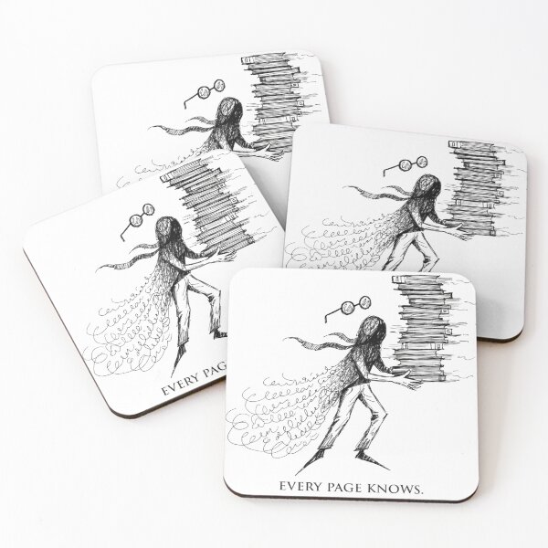 Item preview, Surreal illustration of person carrying stack of books designed and sold by Creative88Art.
