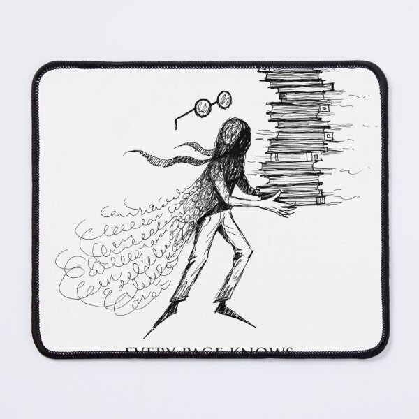 Item preview, Surreal illustration of person carrying stack of books designed and sold by Creative88Art.