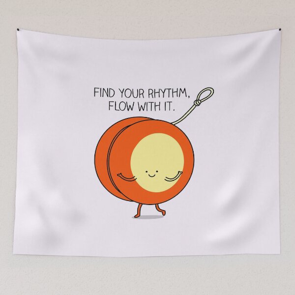 Item preview, Find your rhythm, flow with it designed and sold by Milkyprint.