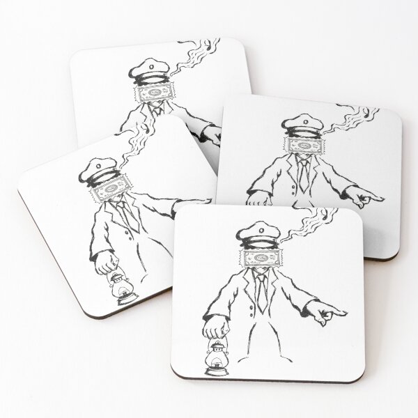 Item preview, Abstract illustration of corruption and money silence designed and sold by Creative88Art.