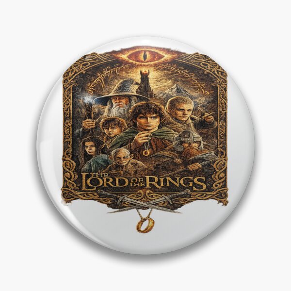 Item preview, Fantasy Embroidered Fan Art Inspired by The Lord of the Rings designed and sold by Gurjeetpixelart.