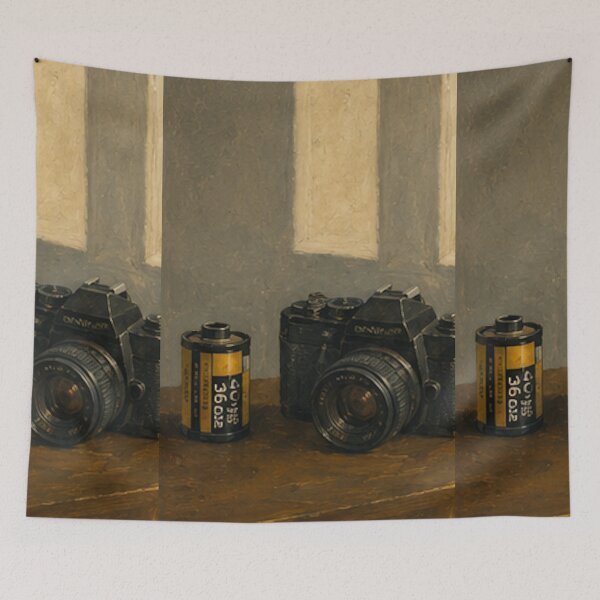 Item preview, "Last Exposure" – Vintage Camera and Film Art designed and sold by Moodzu.