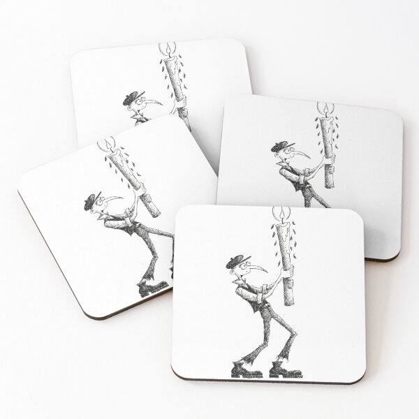 Item preview, Whimsical character holding a lit candle illustration designed and sold by Creative88Art.
