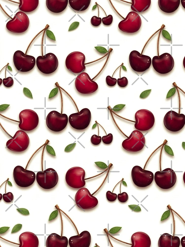 Thumbnail 4 of 4, Samsung Galaxy Phone Case, Realistic Cherries pattern by RKTOPIC designed and sold by RKTopic.