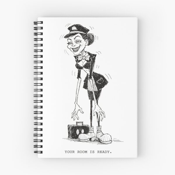 Item preview, Surreal caricature of a hotel clerk with long limbs designed and sold by Creative88Art.