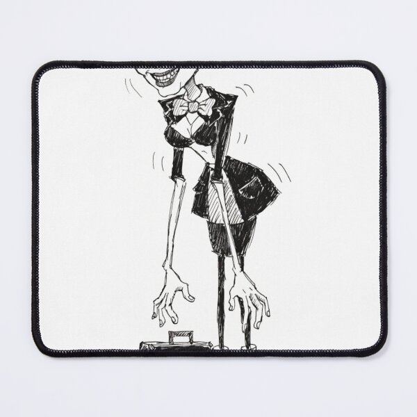 Item preview, Surreal caricature of a hotel clerk with long limbs designed and sold by Creative88Art.