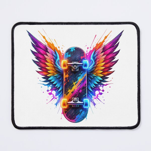Item preview, Winged Street Skateboard designed and sold by syotos-ai.