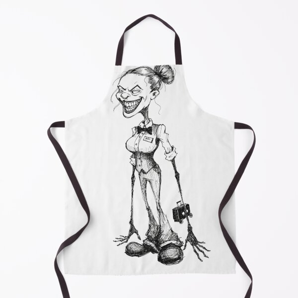 Item preview, Whimsical illustration of a receptionist with big grin designed and sold by Creative88Art.