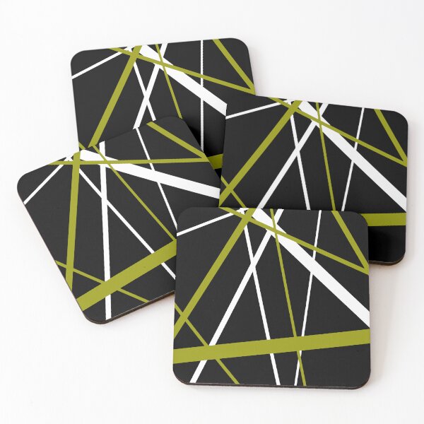 Item preview, Bold Olive-Green Diagonal Lines White Accents designed and sold by taiche.