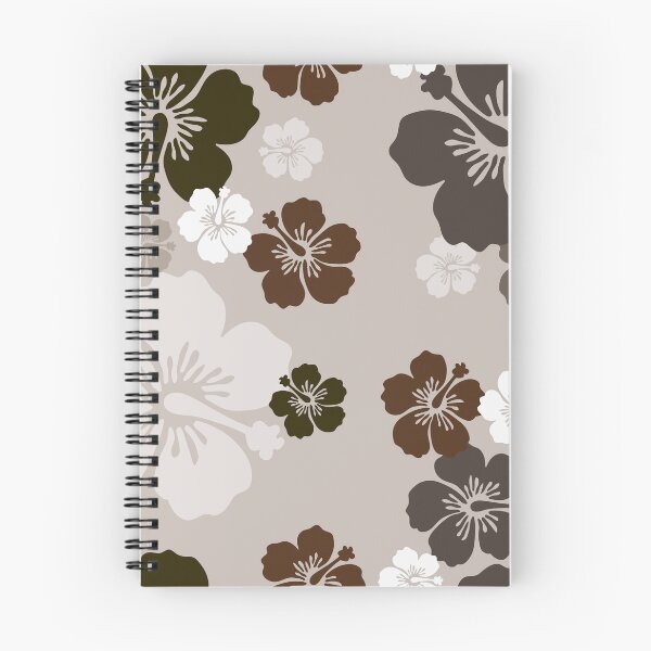 Item preview, Brown Hibiscus floral pattern by RKTOPIC designed and sold by RKTopic.