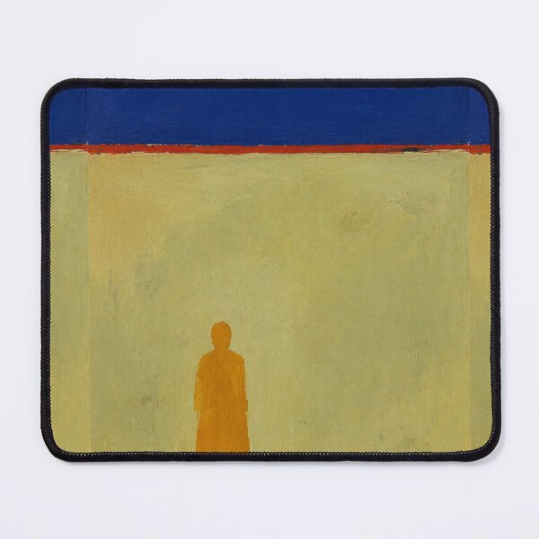 Item preview, "At the Red Line" – Minimalist Abstract Landscape Art designed and sold by Moodzu.