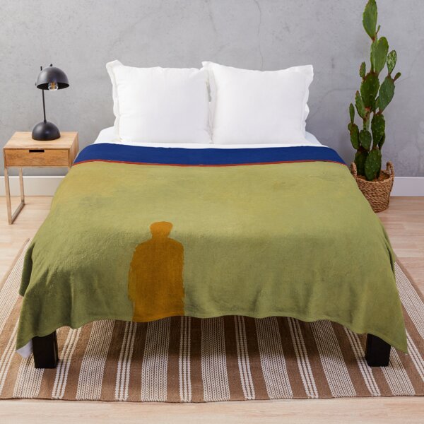 Item preview, "At the Red Line" – Minimalist Abstract Landscape Art designed and sold by Moodzu.