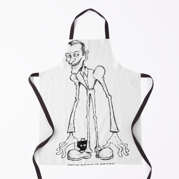 Item preview, Odd caricature of a tall businessman holding suitcase designed and sold by Creative88Art.