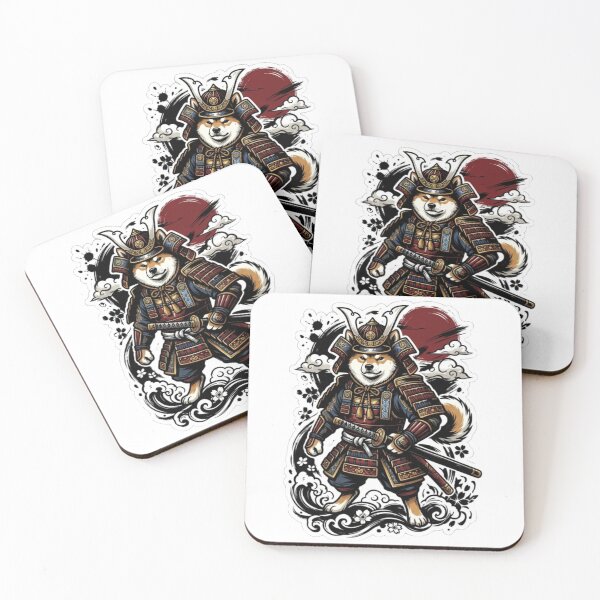 Item preview, Shiba Inu Samurai Warrior designed and sold by Trendykunnu.