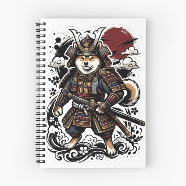 Item preview, Shiba Inu Samurai Warrior designed and sold by Trendykunnu.