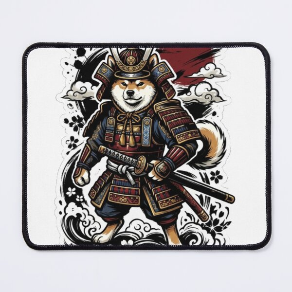 Item preview, Shiba Inu Samurai Warrior designed and sold by Trendykunnu.