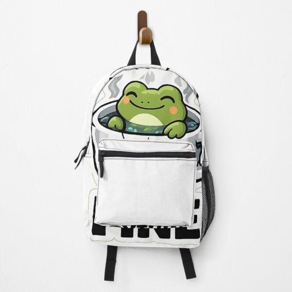 Item preview, Everything Is Fine Funny Chill Frog Existential Dread Meme designed and sold by DesignEpic22.