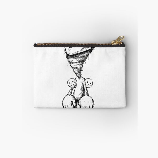 Item preview, Surreal ink sketch of a person with borrowed smiles designed and sold by Creative88Art.
