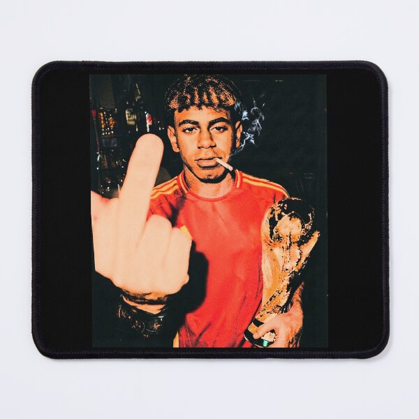 Item preview, Yamal Middle Finger Smoking Funny Meme designed and sold by DarrinReilly.