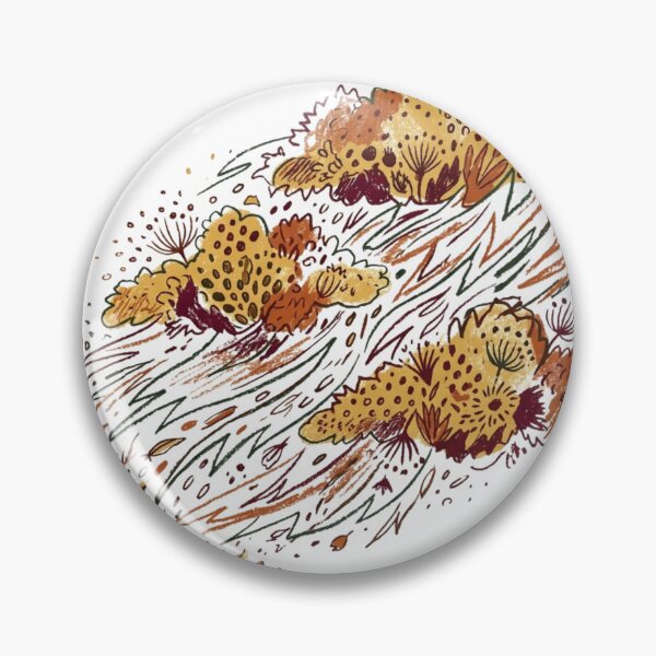 Item preview, Abstract Wildflower Meadow Earthy Botanical Aesthetic designed and sold by Malalese.