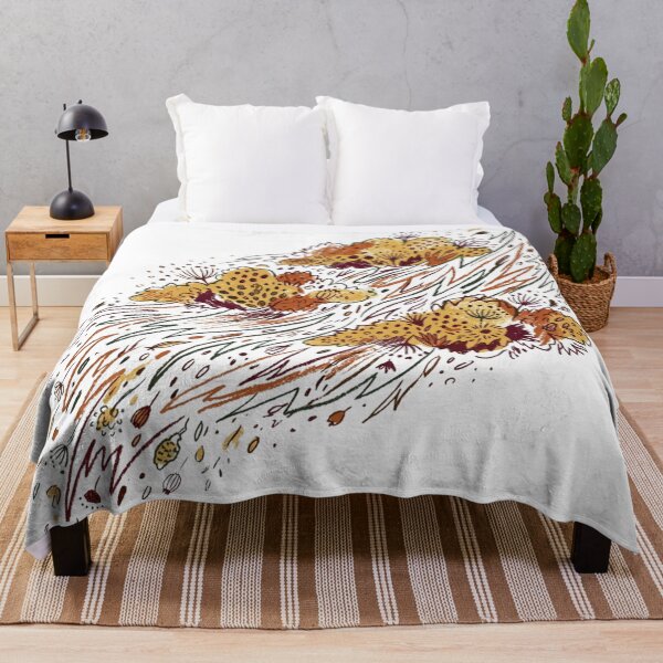 Item preview, Abstract Wildflower Meadow Earthy Botanical Aesthetic designed and sold by Malalese.