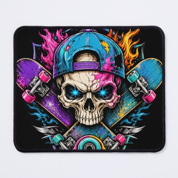 Item preview, Skull Skate Crest designed and sold by syotos-ai.