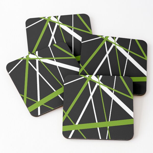 Item preview, Bold Grass-Green Diagonal Lines White Accents designed and sold by taiche.