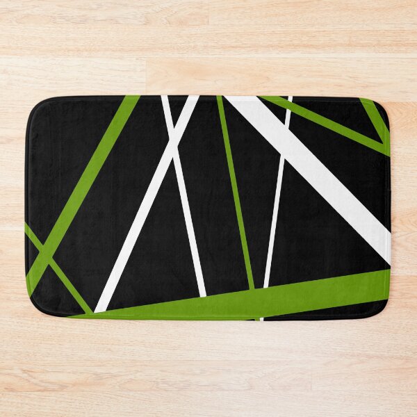 Item preview, Bold Grass-Green Diagonal Lines White Accents designed and sold by taiche.