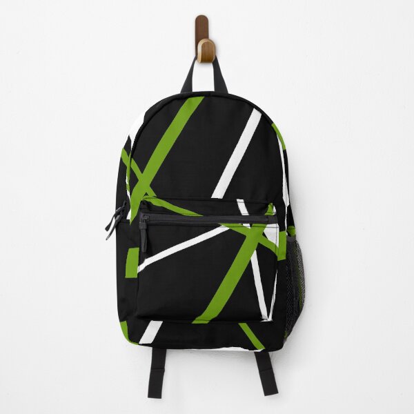 Item preview, Bold Grass-Green Diagonal Lines White Accents designed and sold by taiche.