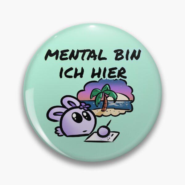 Item preview, Mentally I am here - Summer Limited Edition until July 26th - Claninchen bunny designed and sold by Claninchen.