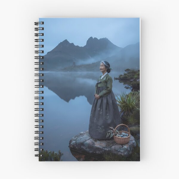 Item preview, Mist and Memory: A Hanbok's Silence at Cradle Mountain designed and sold by SOOstudio73.