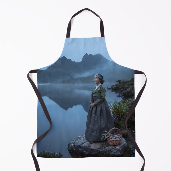 Item preview, Mist and Memory: A Hanbok's Silence at Cradle Mountain designed and sold by SOOstudio73.