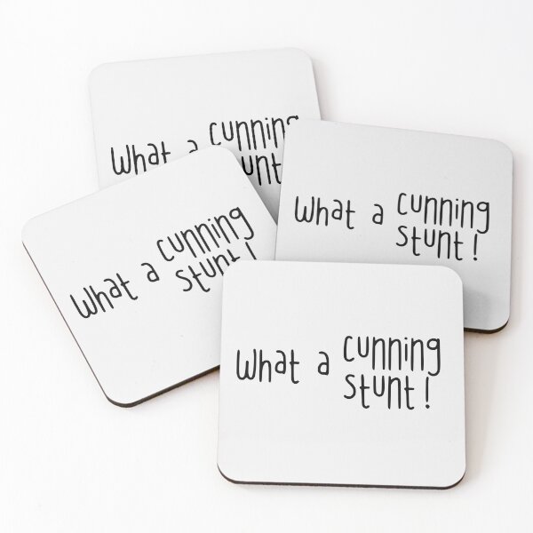 Item preview, What a Cunning Stunt Funny Text Design black designed and sold by TackyTime.