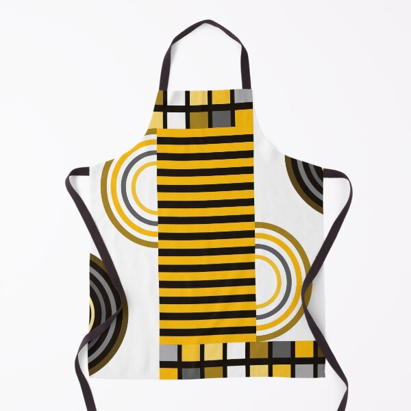Item preview, Mustard, Gray, And White Retro Bauhaus Geometric Designs designed and sold by DEC02.